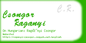 csongor raganyi business card